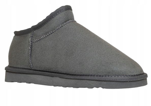 Blackfield Šedé Semišové Sněhule S Měkkou Podrážkou 39 3_E