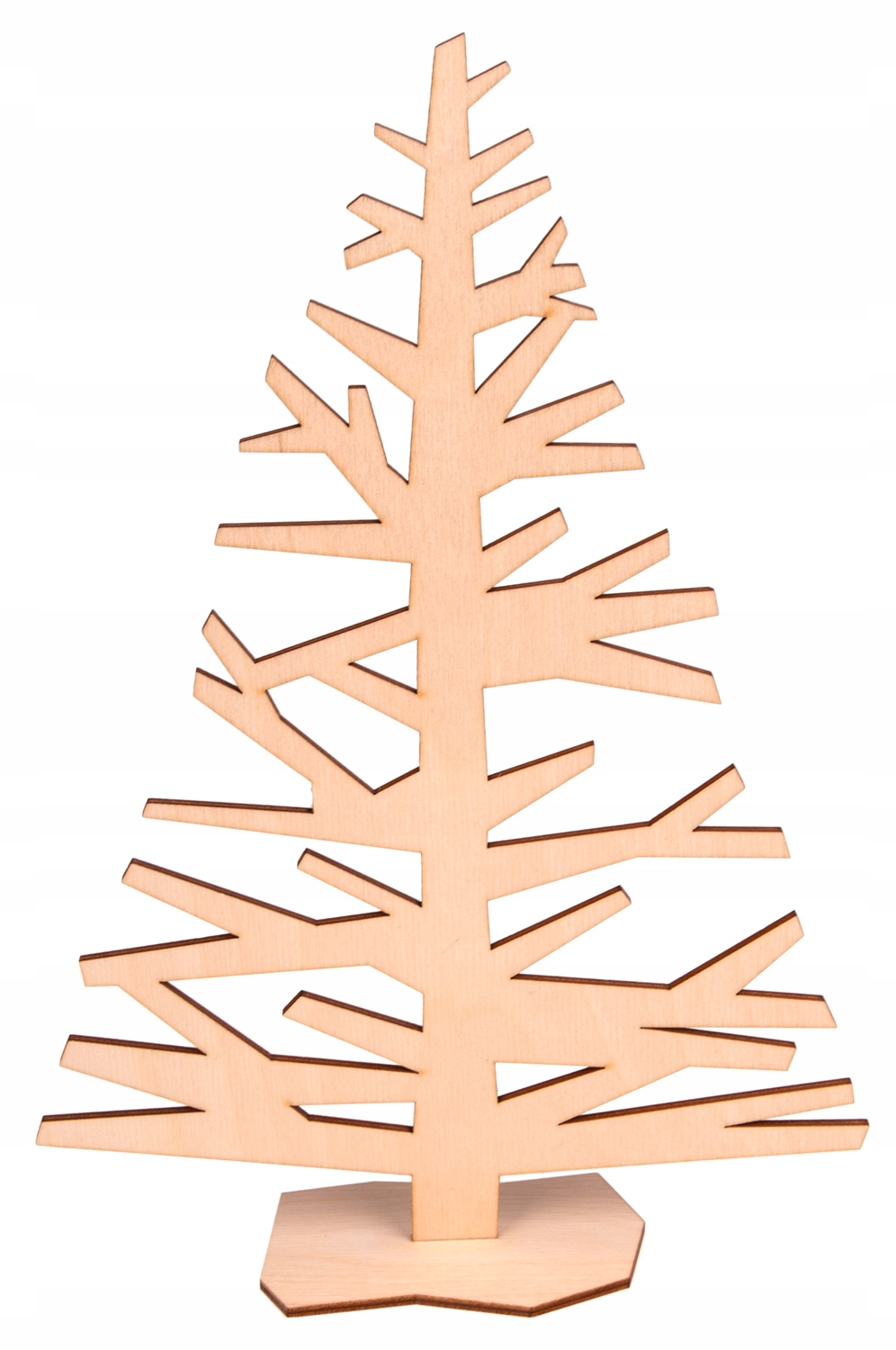 

Choinka kanciata 30cm na podstawce nowoczesna