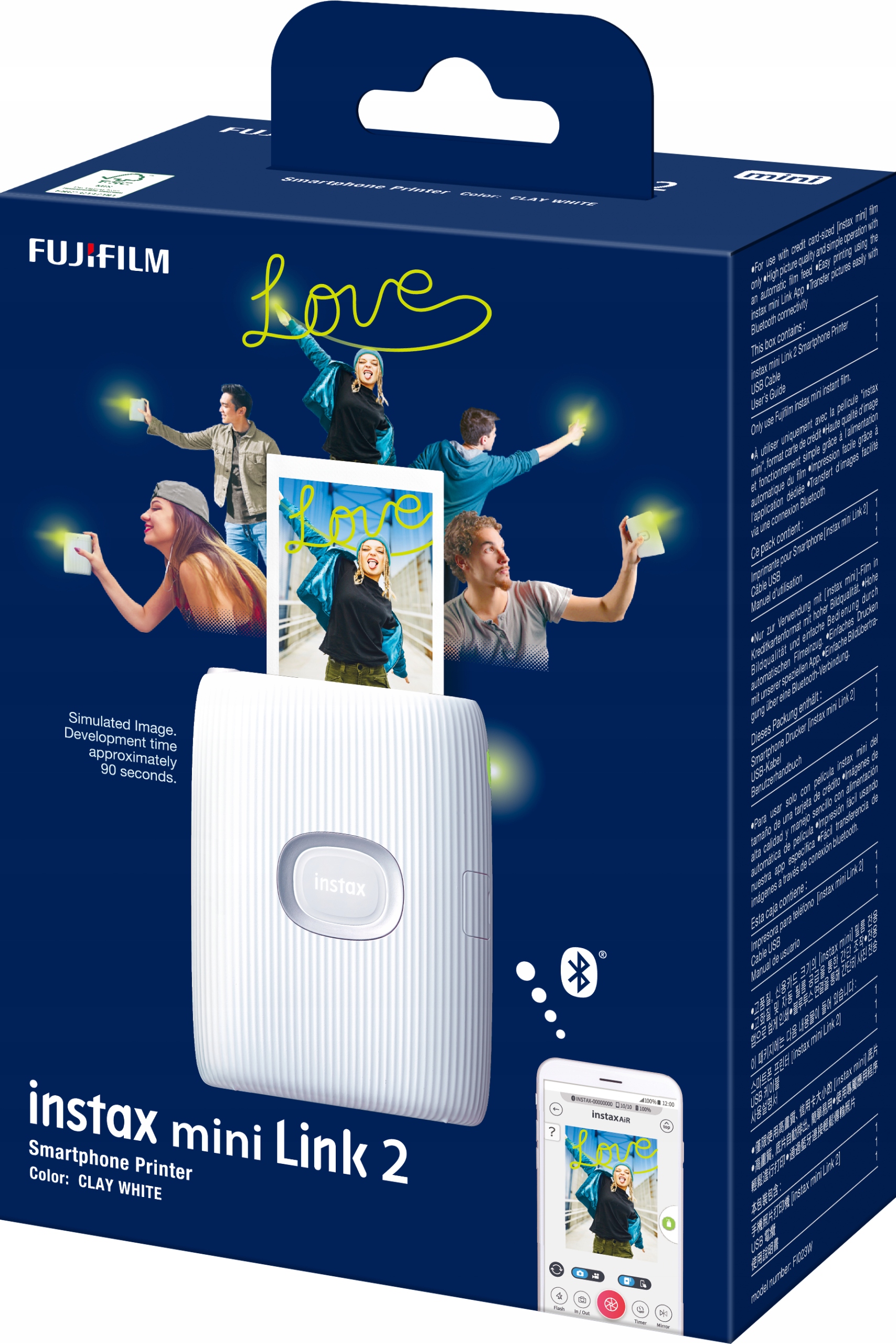 Drukarka Fujifilm Instax Mini Link 2 Clay White Marka FujiFilm