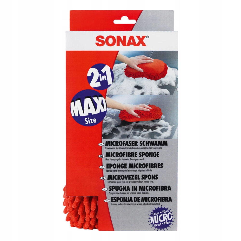 

Sonax Duża Gąbka Z Mikrofibry Do Mycia Samochodu