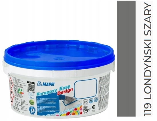Mapei Fuga Epoksydowa Kerapoxy Easy Design 119 1,5kg Kolor Londyński Szary