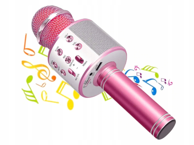 

Mikrofon Karaoke Led Zmieniający Głos na Imprezy