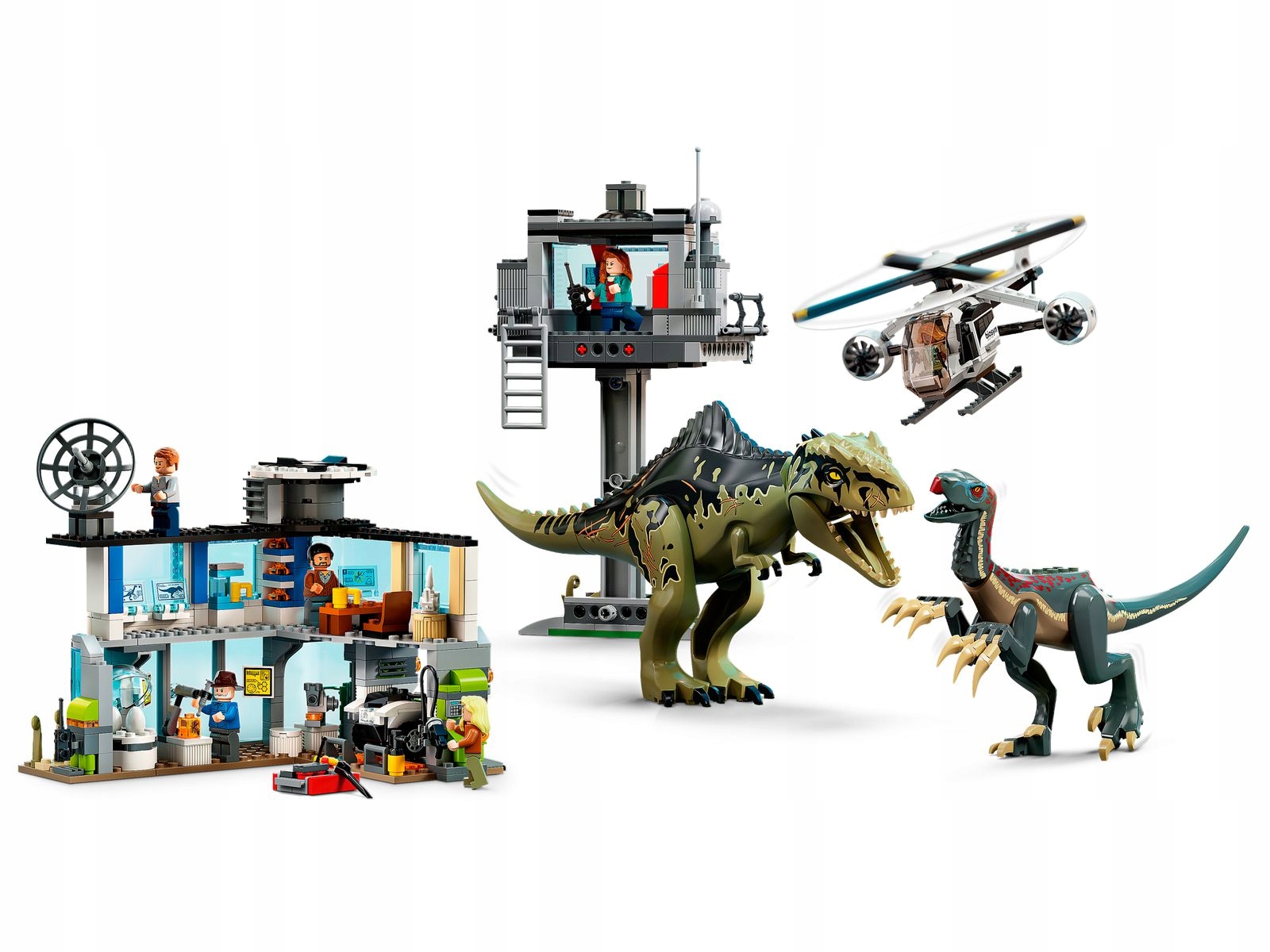 LEGO 76949 Jurassic World - Atak giganotozaura i terizinozaura Płeć chłopcy dziewczynki