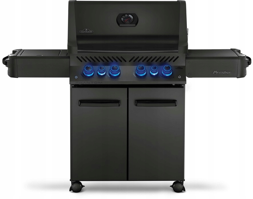 GRILL GAZOWY NAPOLEON PHANTOM PRESTIGE 500 RSIB CZARNY KUCHENKA PODCZERWIEŃ