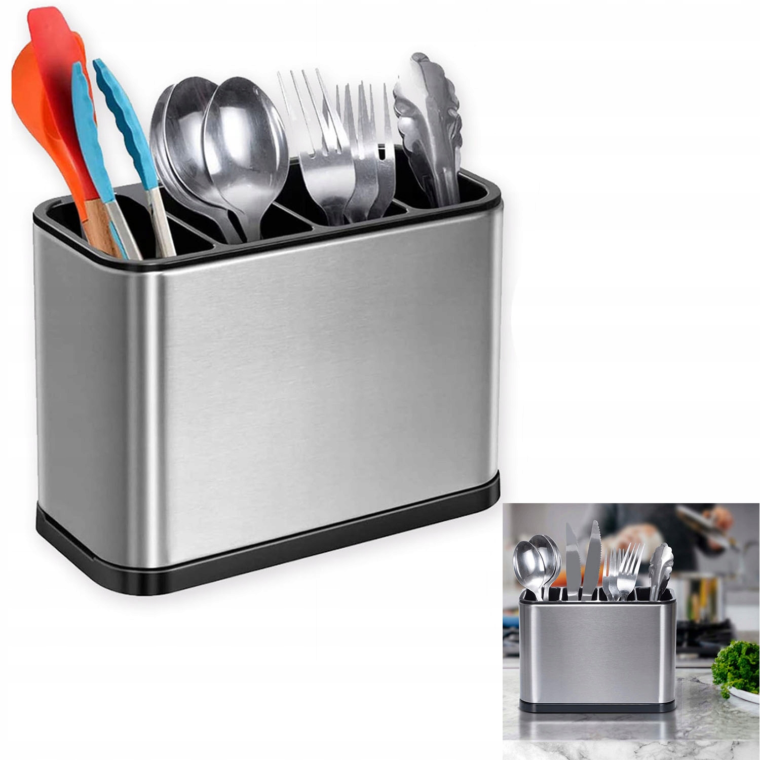 Sušička Na Příbory Nádoba Organizér Potřeby S Odtokem Ocel