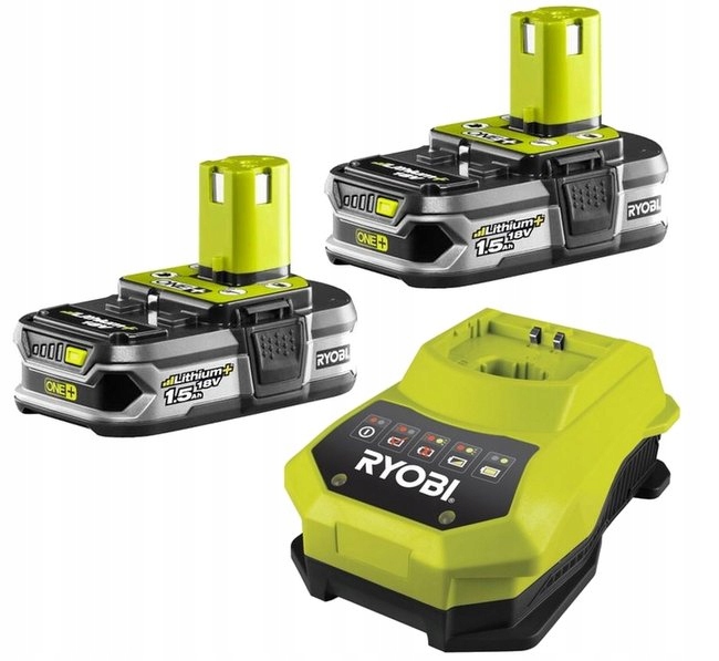 

Ładowarka + 2 x Akumulator RBC18LL15 Ryobi One+