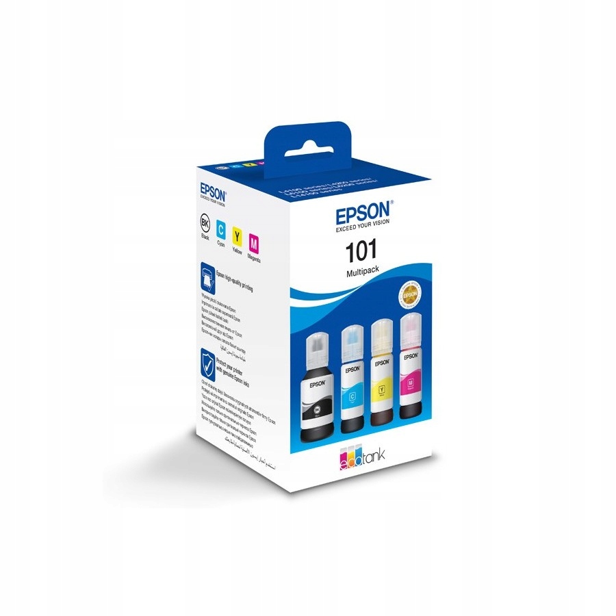 Inkoust Epson 101 C13T03V64A 1 x127 ml 3 x 70 ml Cmyk Originál L6270 L4260