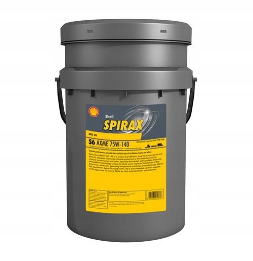 Shell Spirax S6 AXME 75W140 20L ŁÓDŹ