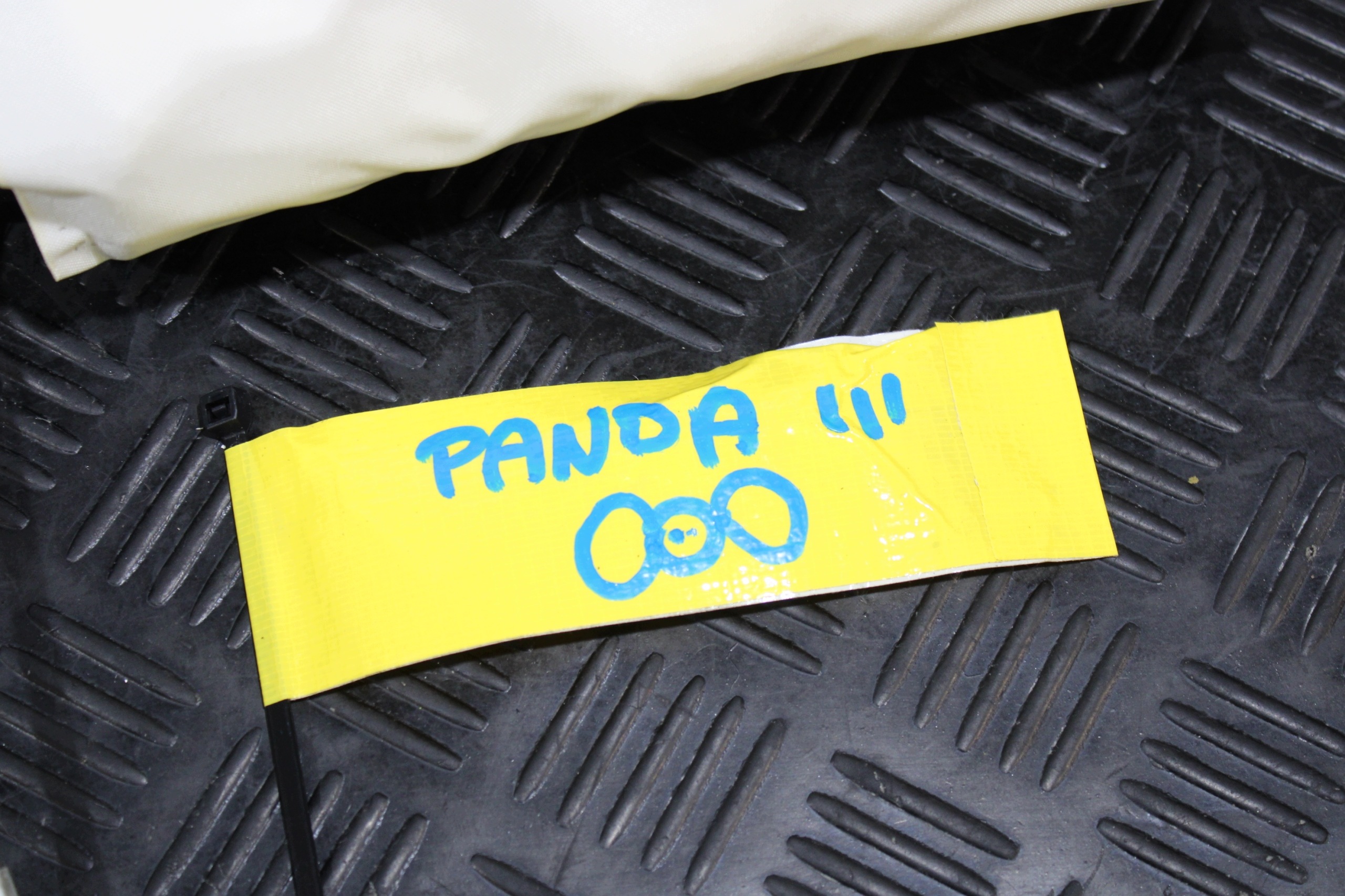 dashboard console airbag airbags FIAT PANDA III 3 2016