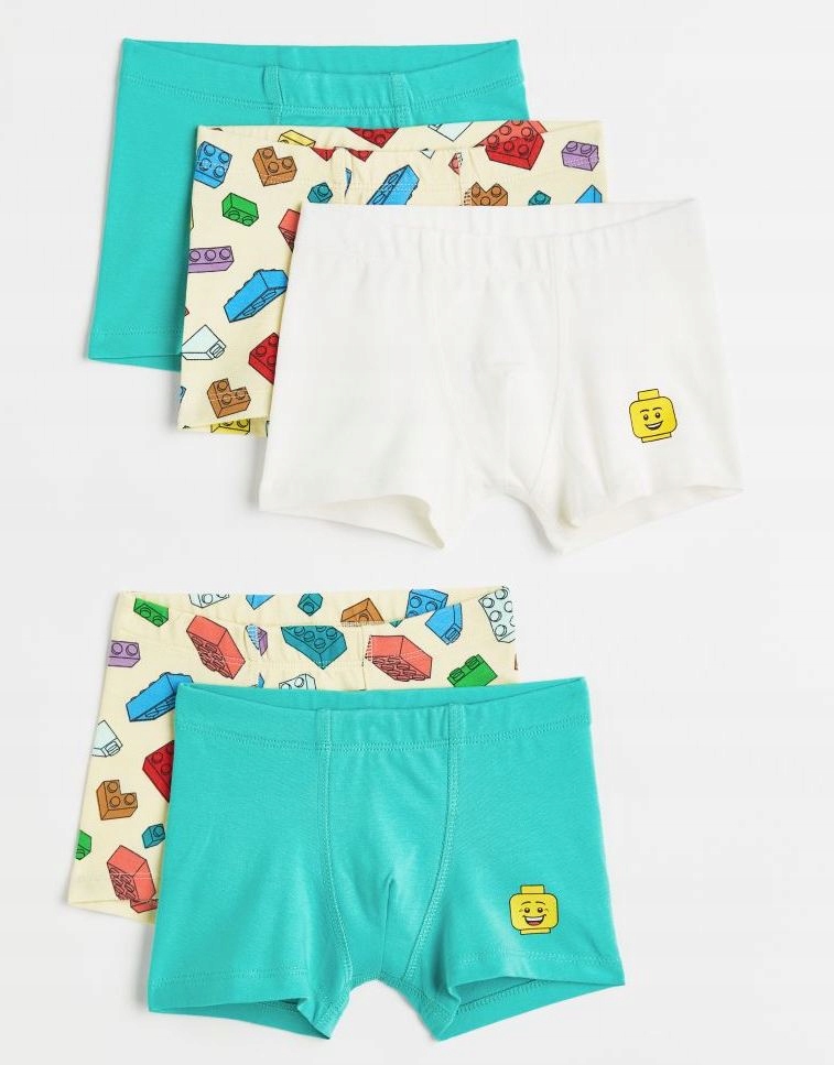 

H&m 5-pak Lego Majtki bokserki 110/116 cm