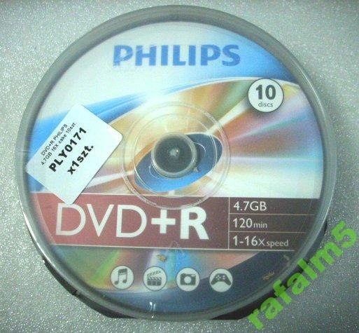 Płyta PHILIPS DVD +R 4,7GB 120 min.