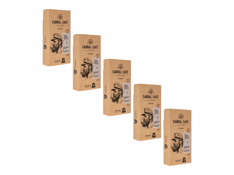 Kapsułki Cabral Cafe Fazenda Ambiental Fortaleza do Nespresso 5 x 10 szt.