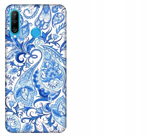 

Etui pokrowiec Huawei P30 Lite Paisley wzór tureck