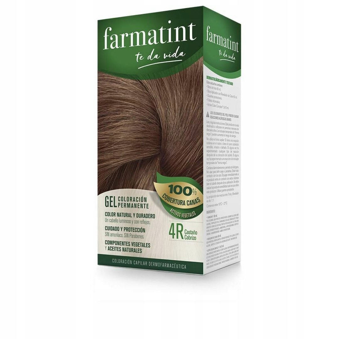 Trvalé barvení Farmatint 380230 4r-Castaño Cobrizo N 4r-Castano Cobrizo