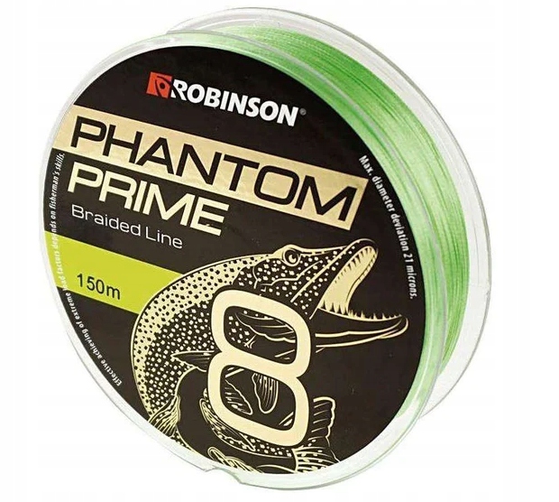 Robinson Plecionka Phantom X8 0,10MM 150M Jasnozielona