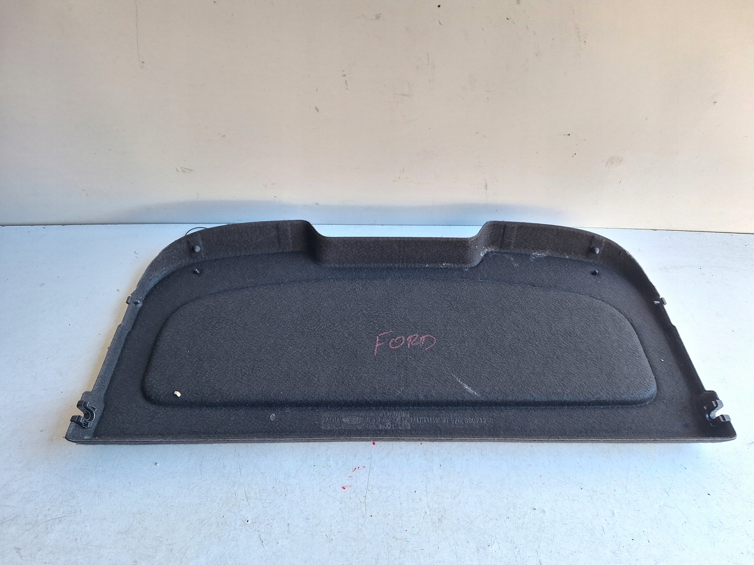 FORD FIESTA MK7 08-17 rear plato