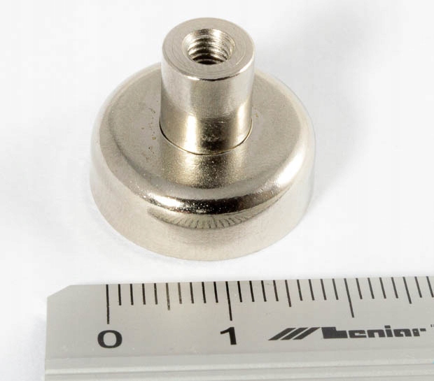 

Magnes Neodymowy 16kg N42 Uchwyt z gwintem M4