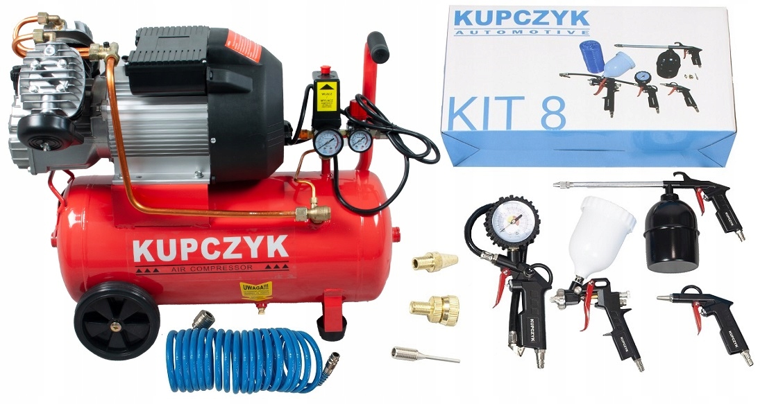 Kompresor Sprężarka Kupczyk ZVA 24 Litry 370 L/min