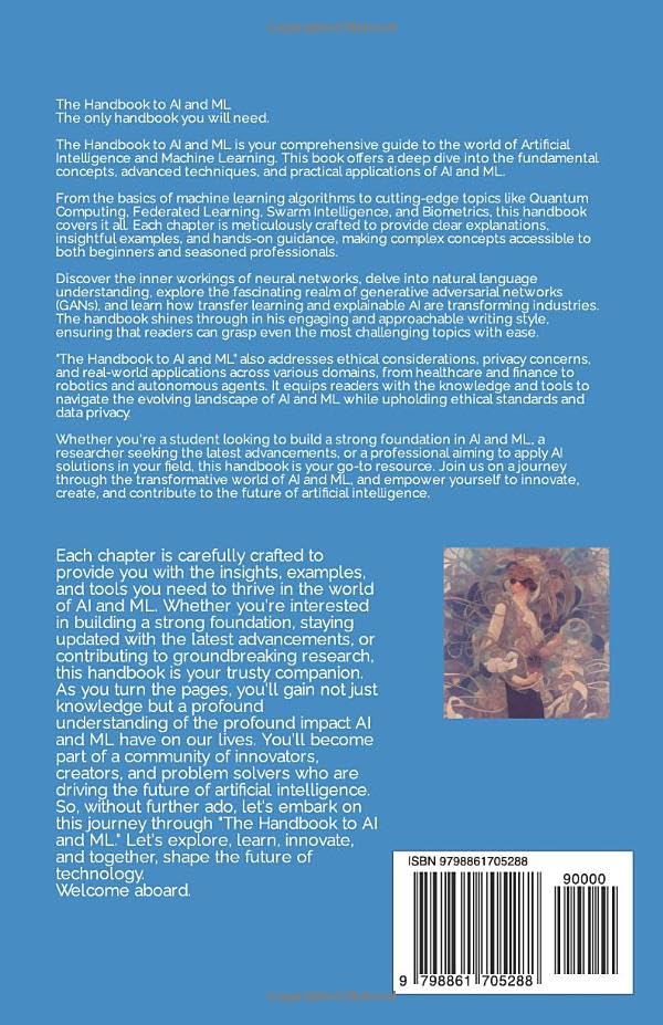 Wickroth, Steno The Handbook for AI and ML: The Only Handbook You Need Język publikacji angielski