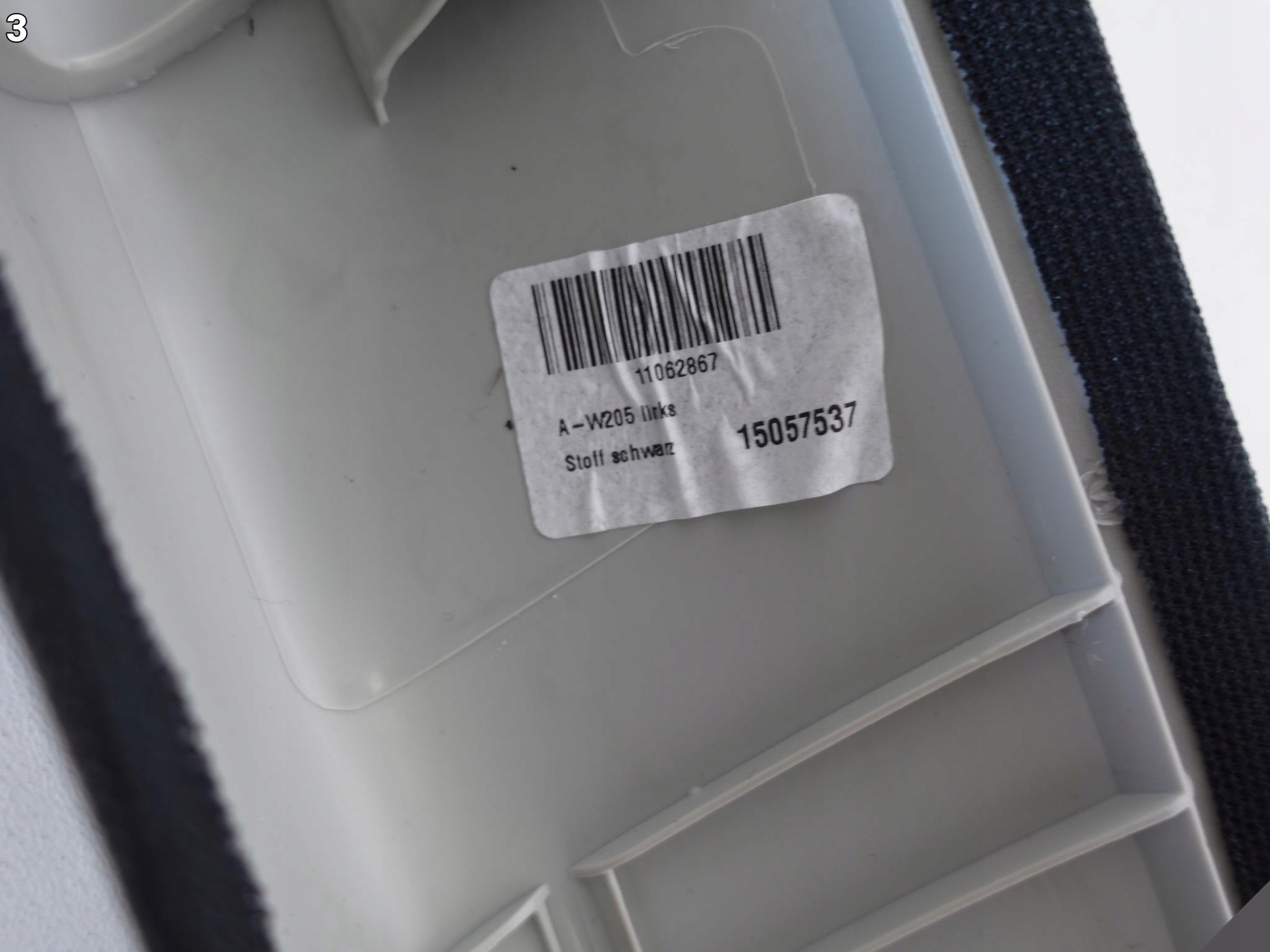 MERCEDES C-KLASA W205 cover SLUPKA A left front