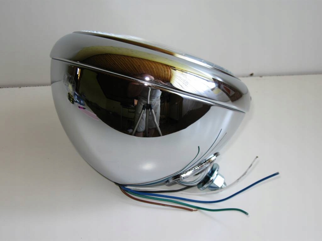 REFLEKTOR LAMPA PRZOD CHROM YAMAHA DRAGSTAR 220 mm Producent Motrix