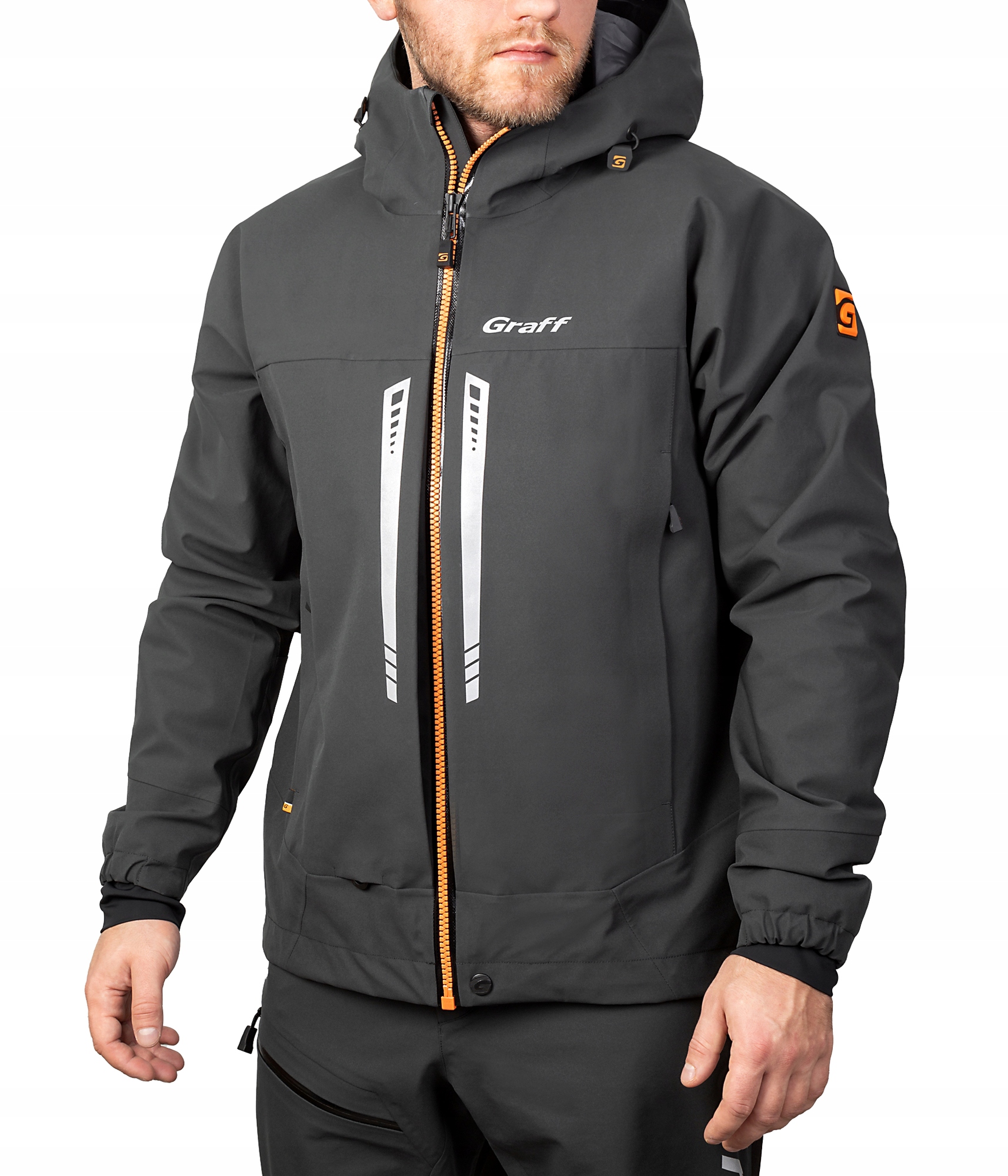 GRAFF Lekka Kurtka 607-B-2 przeciwdeszczowa r. XXL EAN (GTIN) 5907461585075