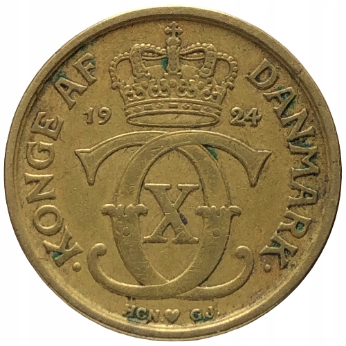 61803. Dania, 1/2 korony, 1924r.