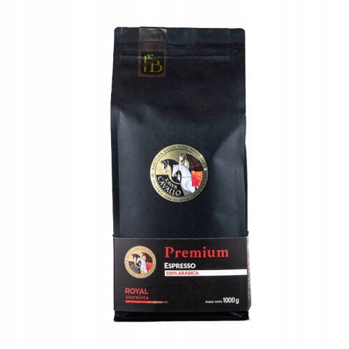 Levně káva Cavallo Espresso Royal Premium 1 kg zrnková