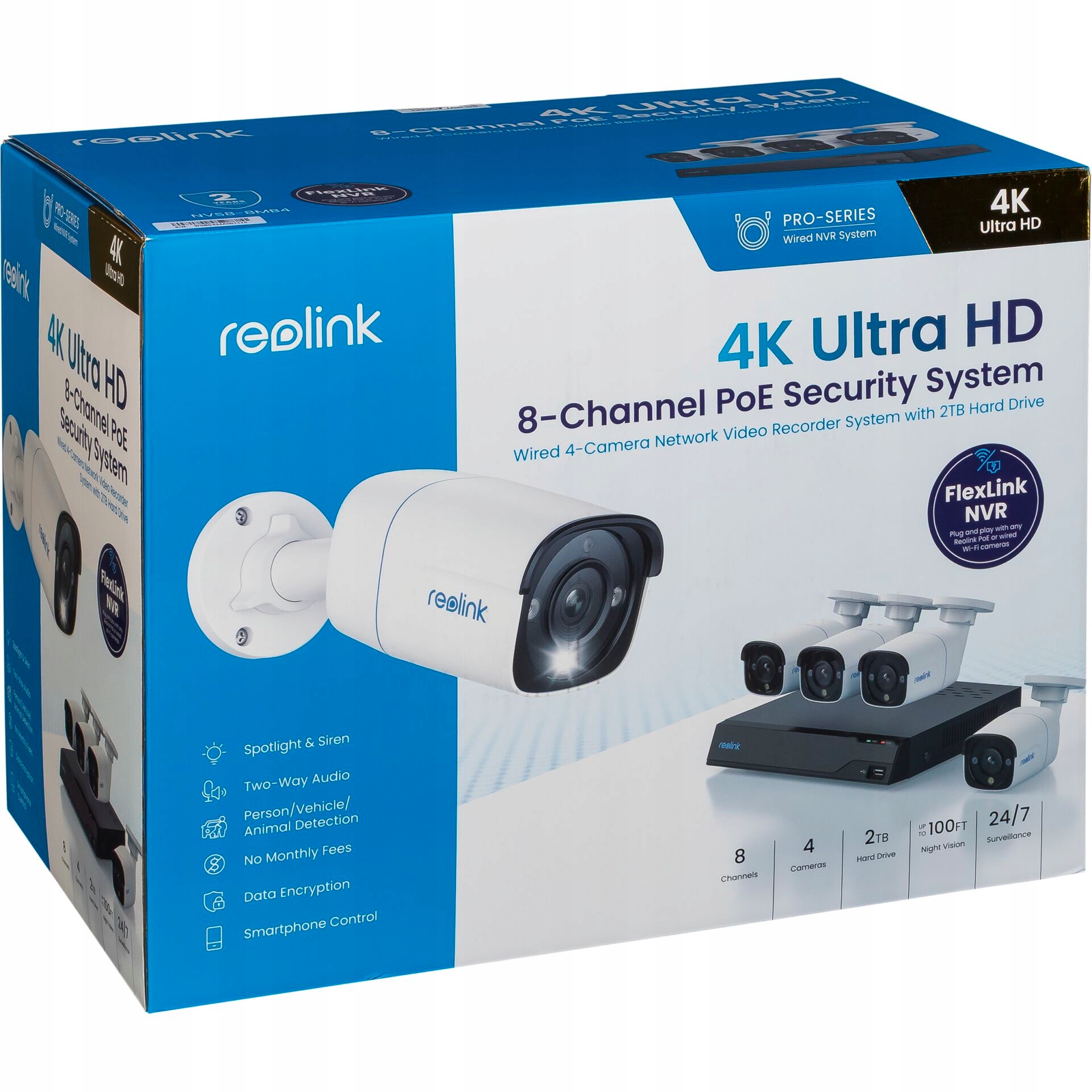 Sieťový videorekordér Reolink NVS8-8MB4