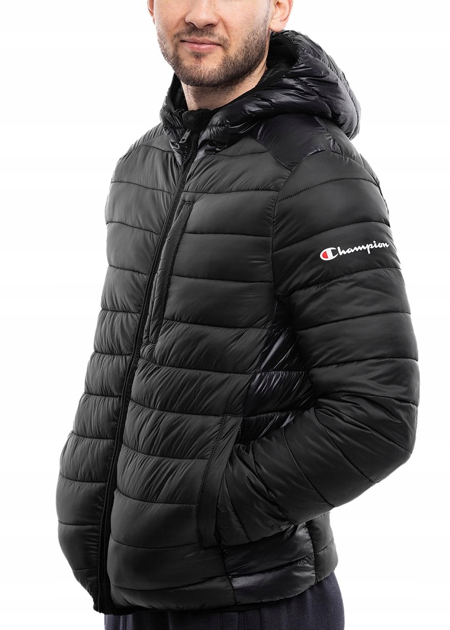 Champion Pánská zimní bunda s kapucí teplá a pohodlná vel M