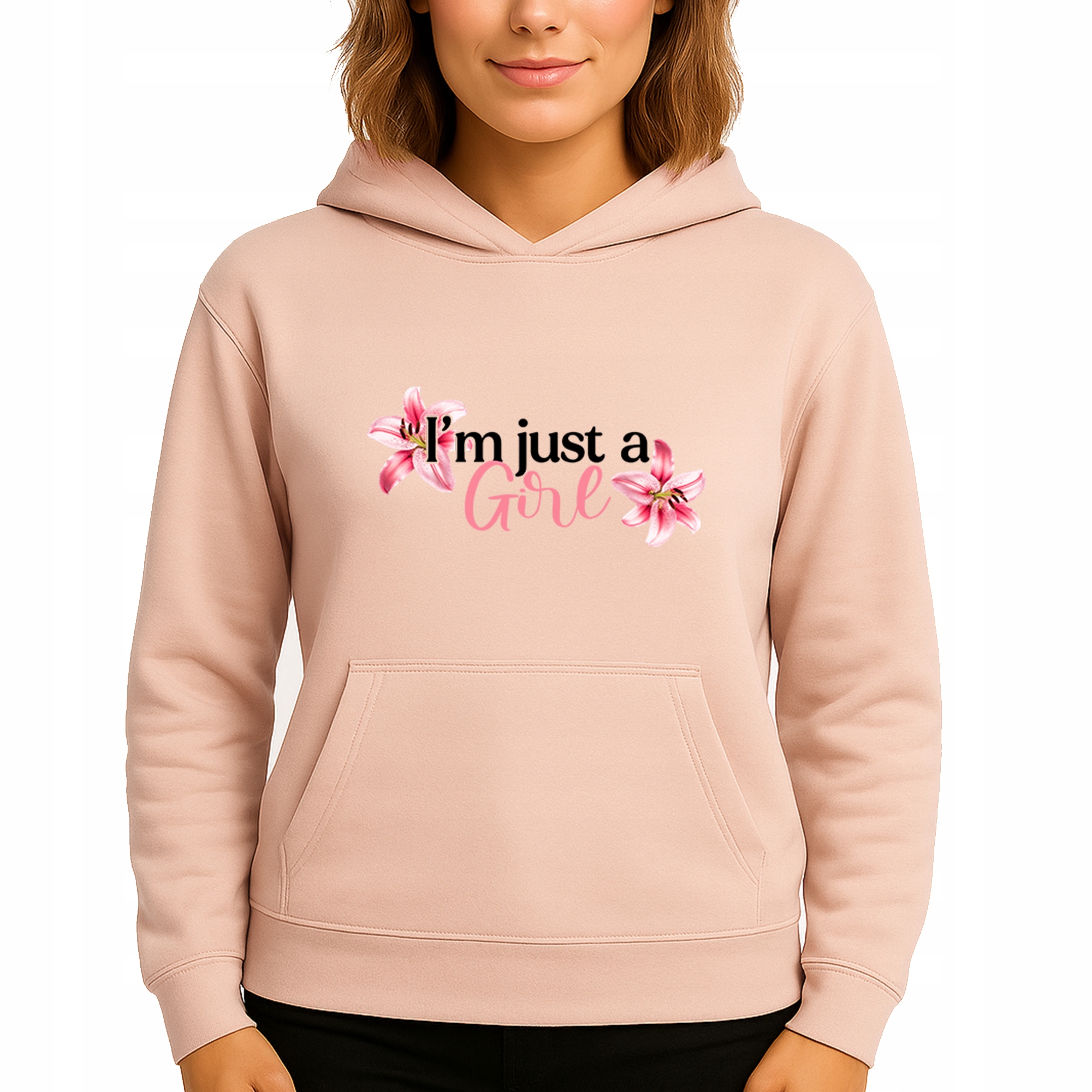 Mikina S Kapucí Hoodie Pech Perfect Bavlněná Módní I'm Just A Girl S