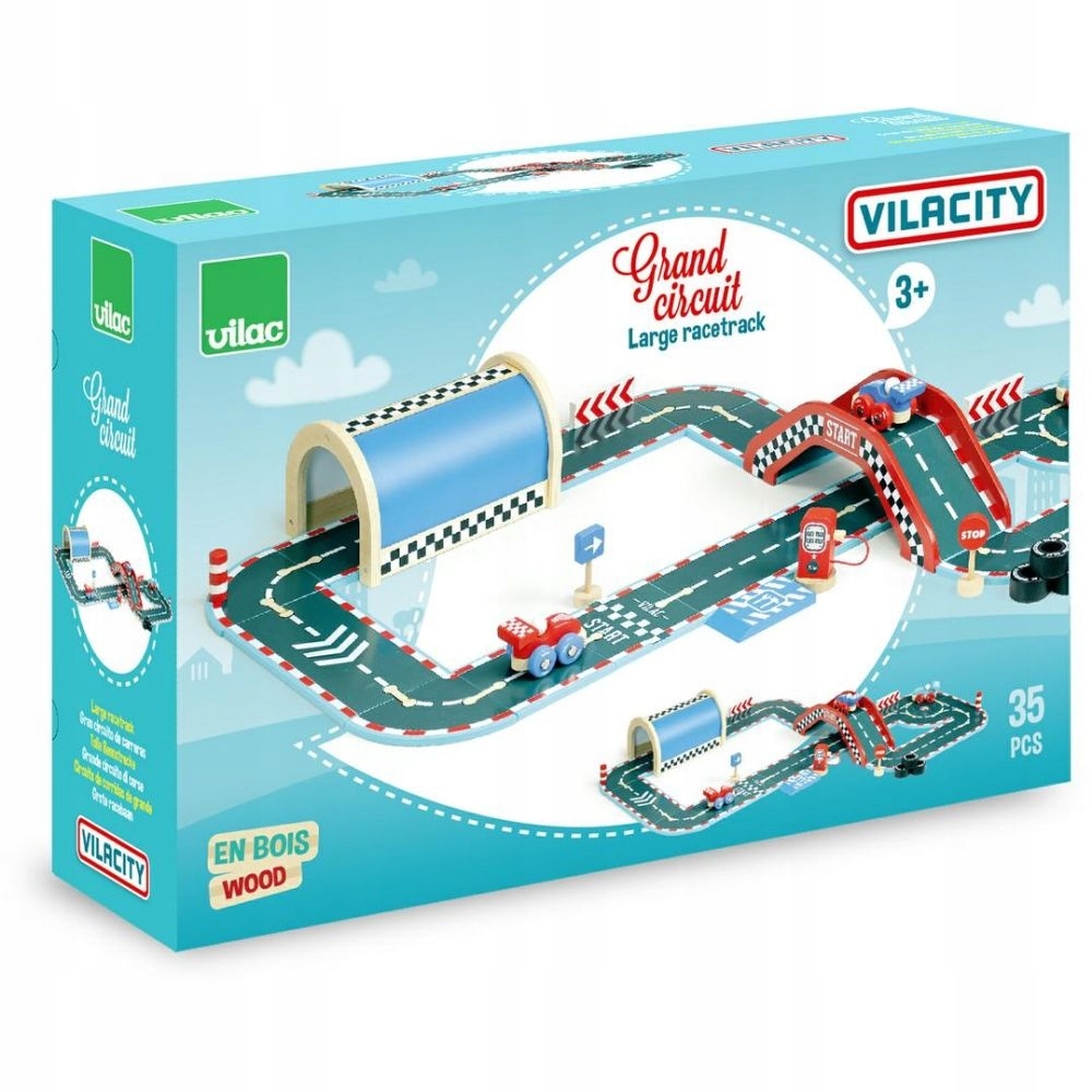 

Vilac: Vilacity – Duży tor samochodowy 35 el. 2354