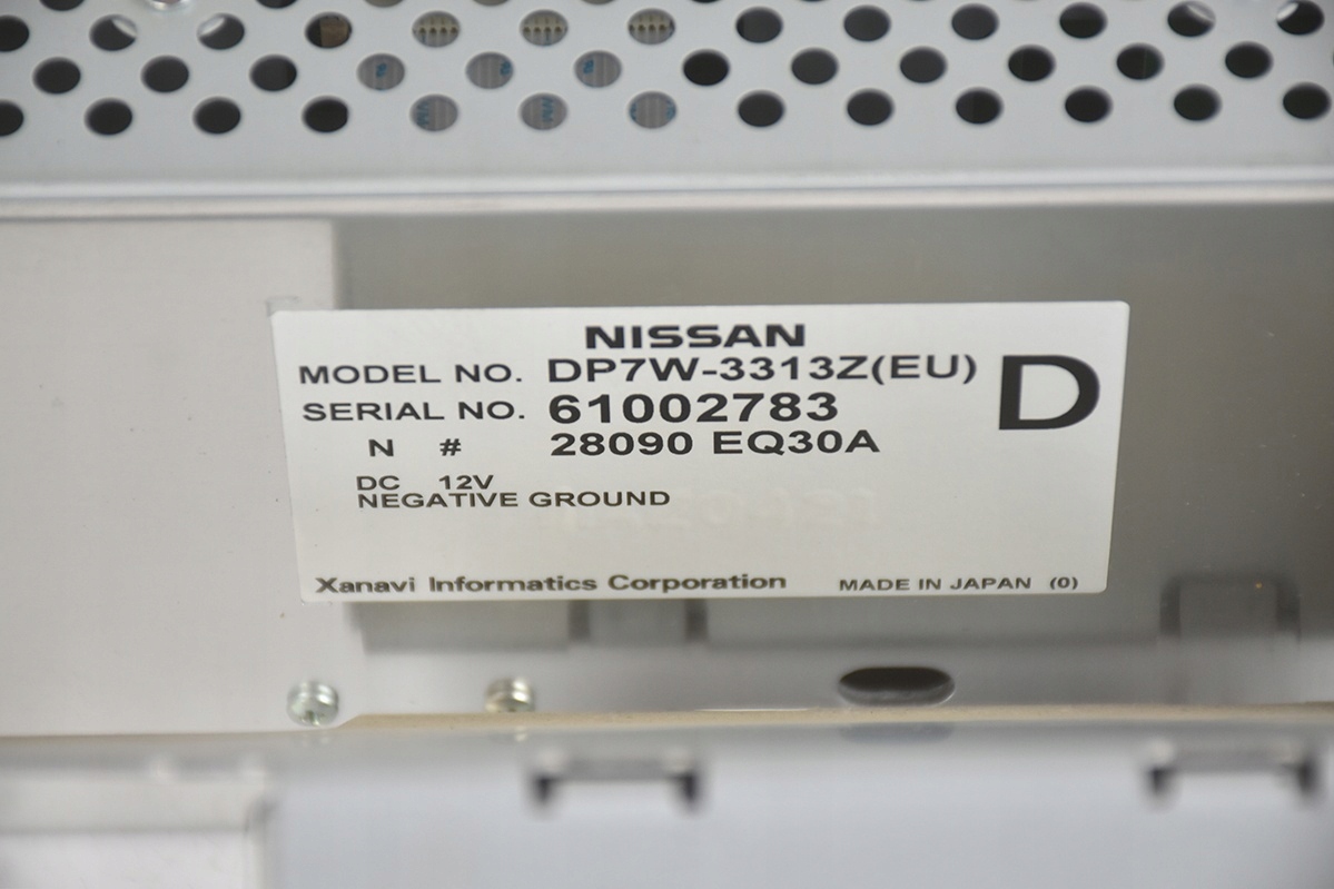display NISSAN MURANO Z50 DP7W-3313Z