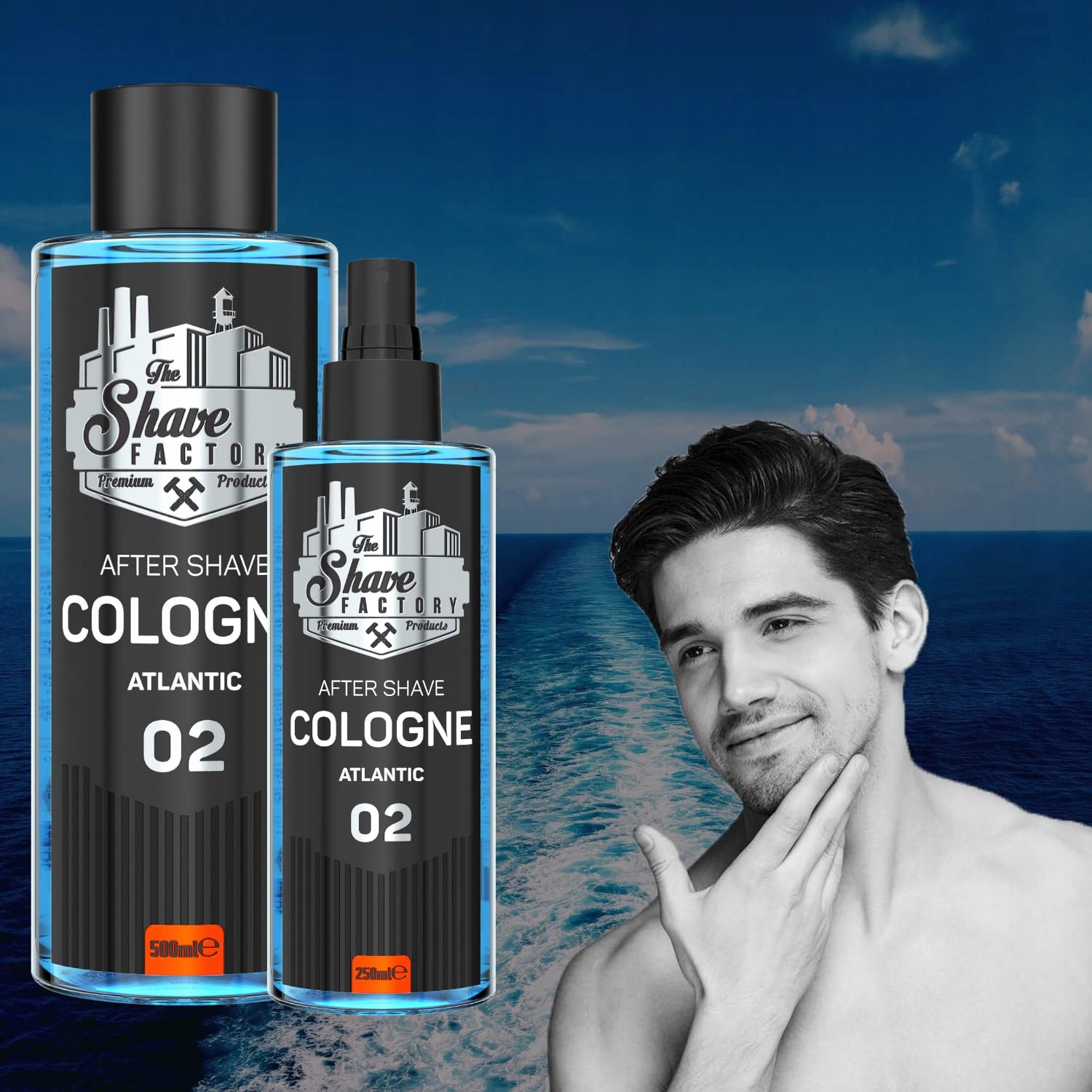 SHAVE FACTORY Woda kolońska po goleniu ATLANTIC 02 Marka Shaving Factory
