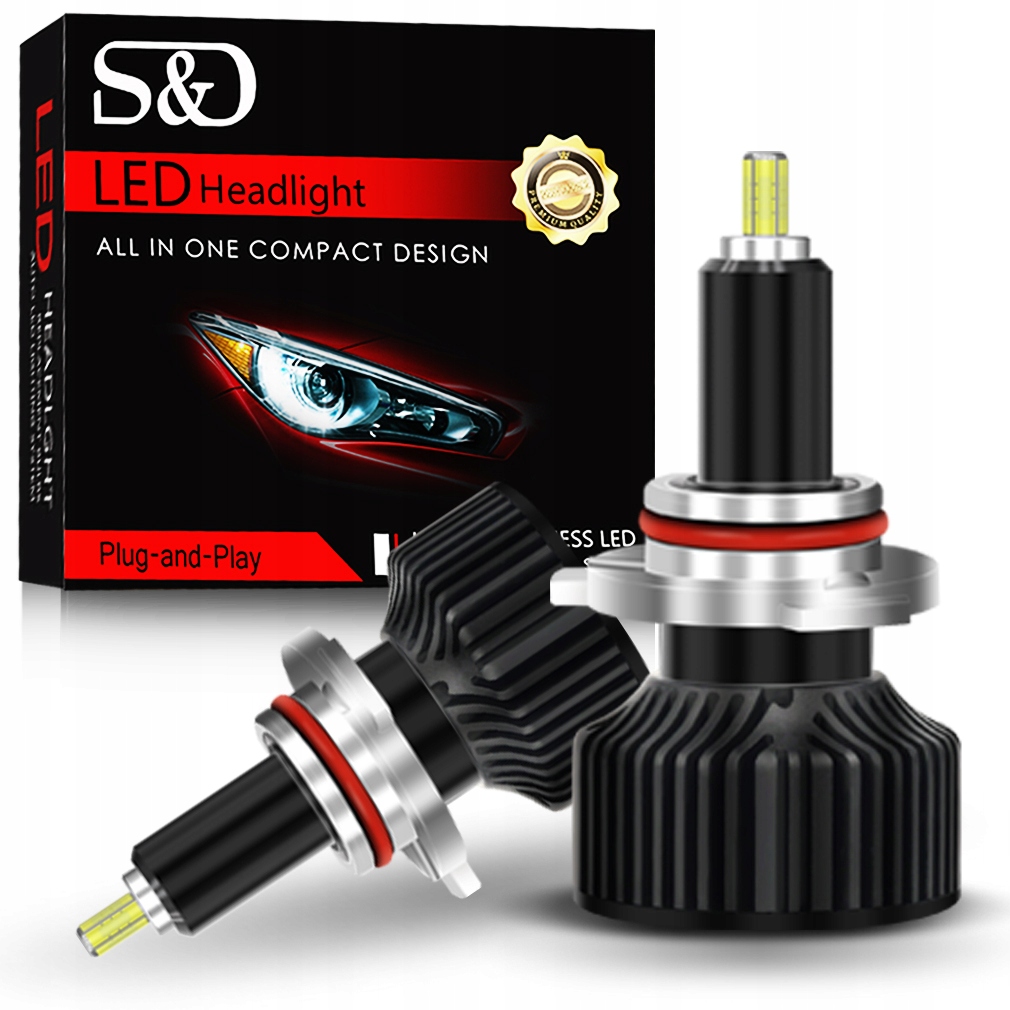 Led žárovky S&d HIR2 9012 100W 360° 25000LM Ultra silné automobilové Retrify