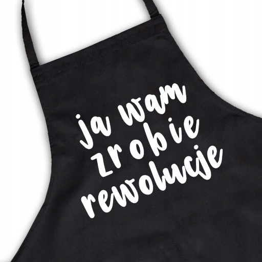 

Fartuch kuchenny Czarn Ja wam zrobię rewolucje 08