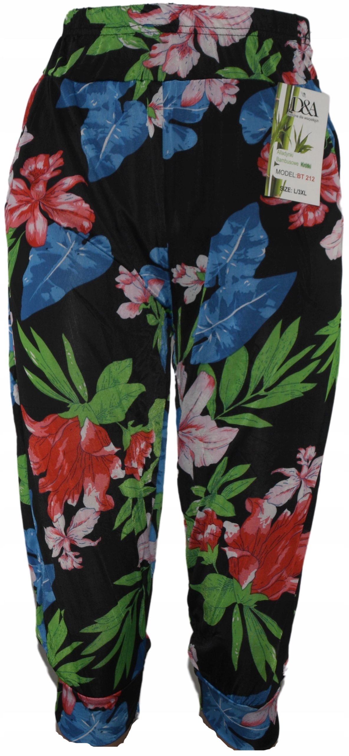 

Haremki Krótkie 3/4 Alladynki bambusowe r. 3XL/6XL
