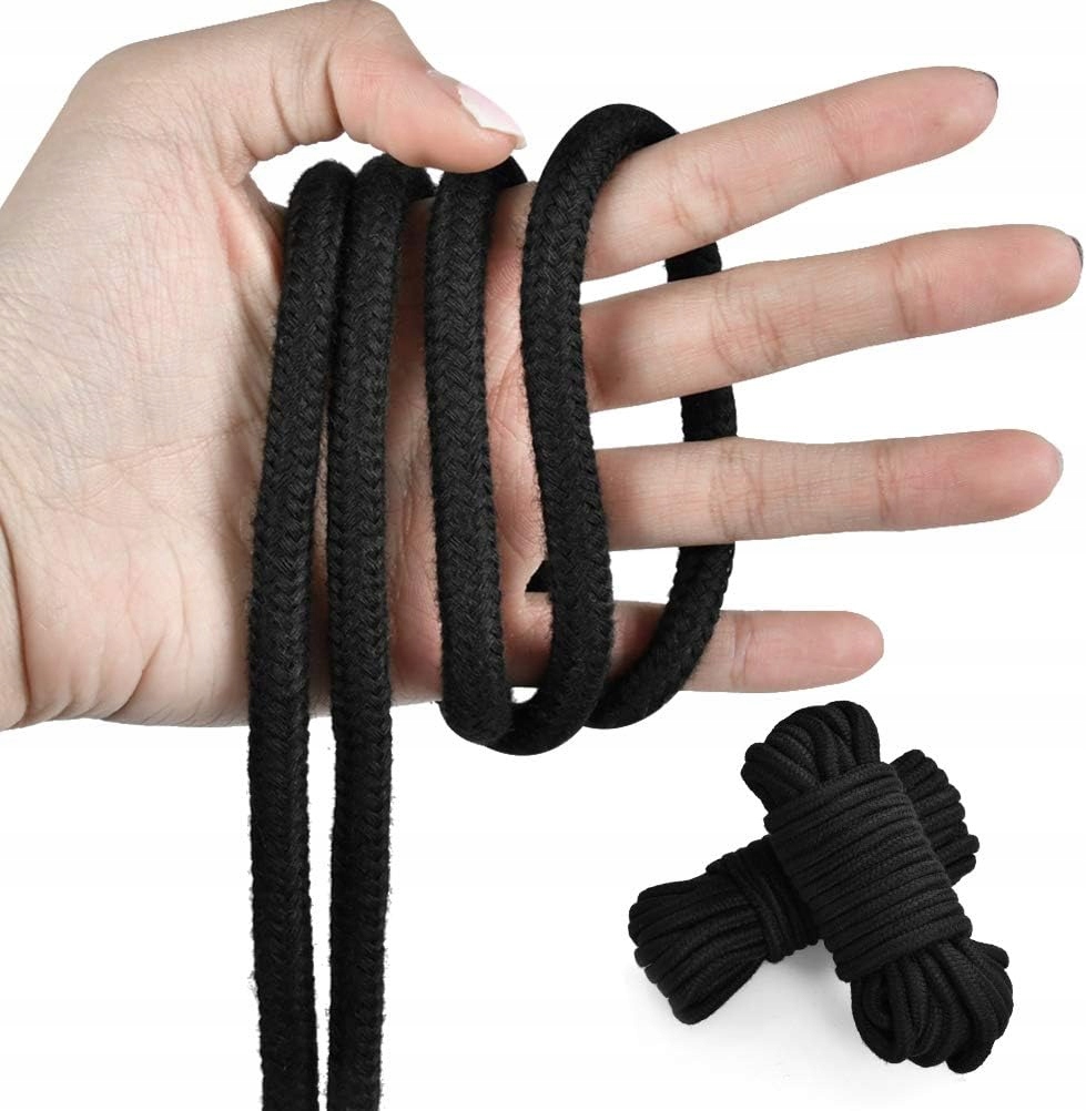 Bavlněné Lano Elastické 3X10 M Měkké, Odolné, Multifunkční
