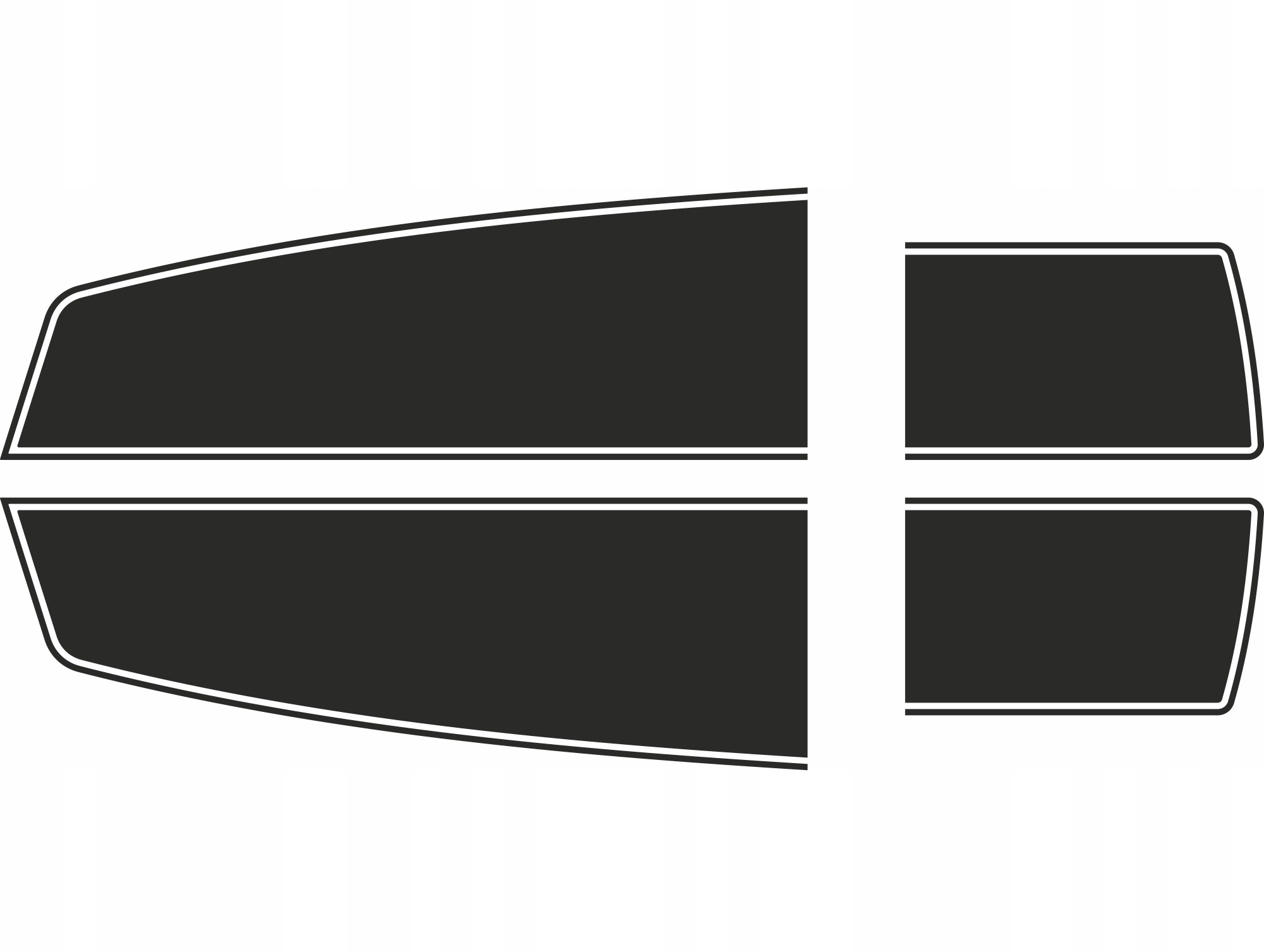 Naklejki tuningowe Pasy na maskę i klapę Chevrolet Camaro 01