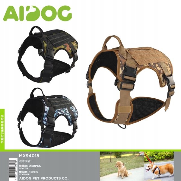 Levně Taktické postroje L 70-90 cm Voděodolné Pro psy