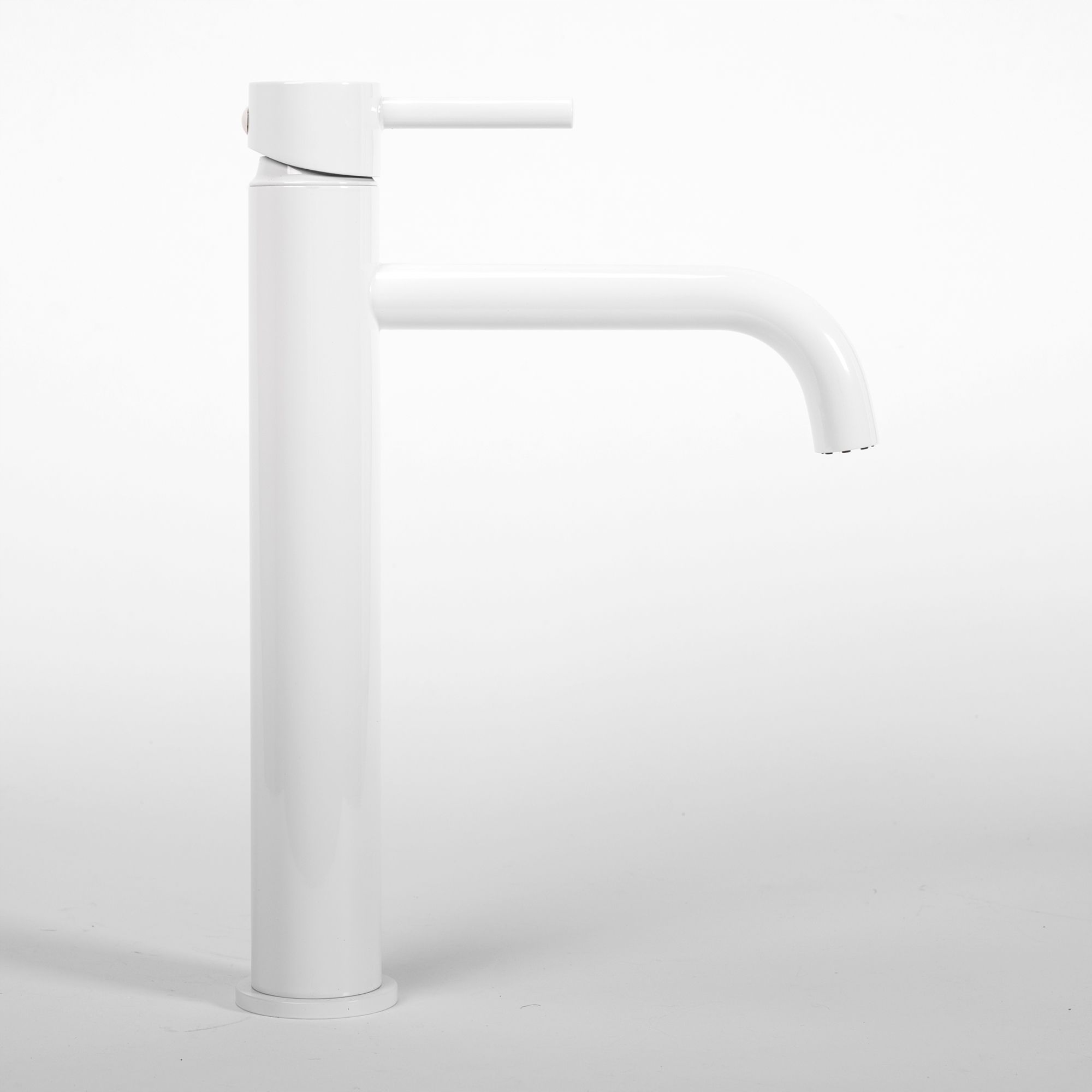 Bateria LUNGO biała połysk umywalkowa wysoka Kolor biały