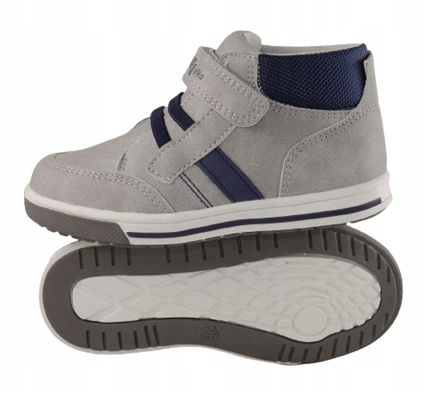 Trzewiki dziecięce WOJTYŁKO 1T23703 r.24 popiel Kolor szary
