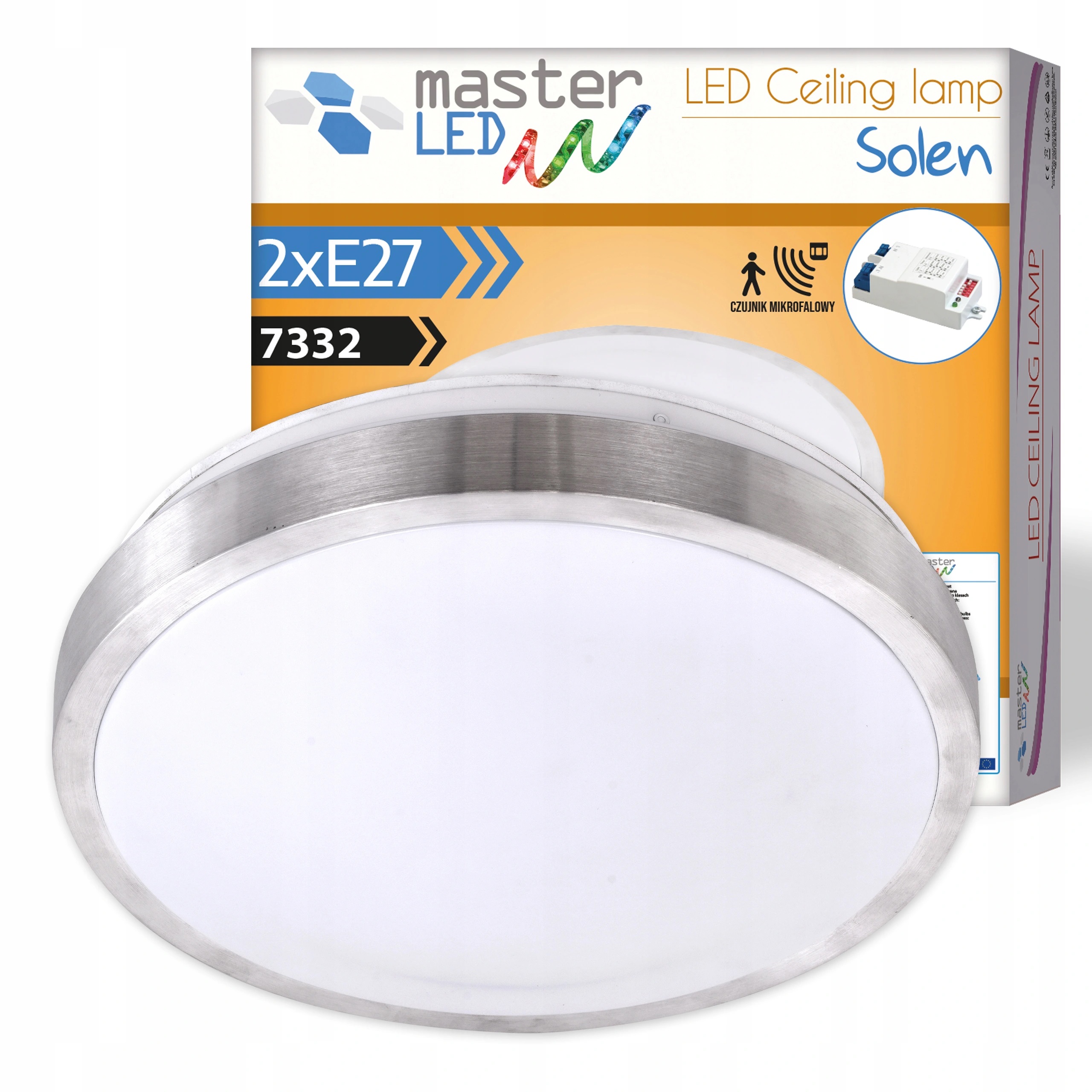 

Plafon Led oprawa Lampa panel Czujnik Ruchu Mikro
