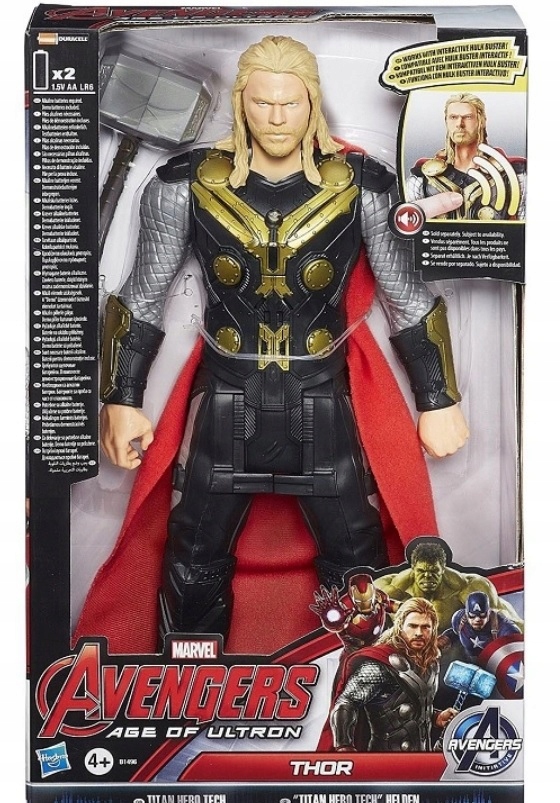 Hasbro Figurka Thor Z Dźwiękami Interaktywna 30cm