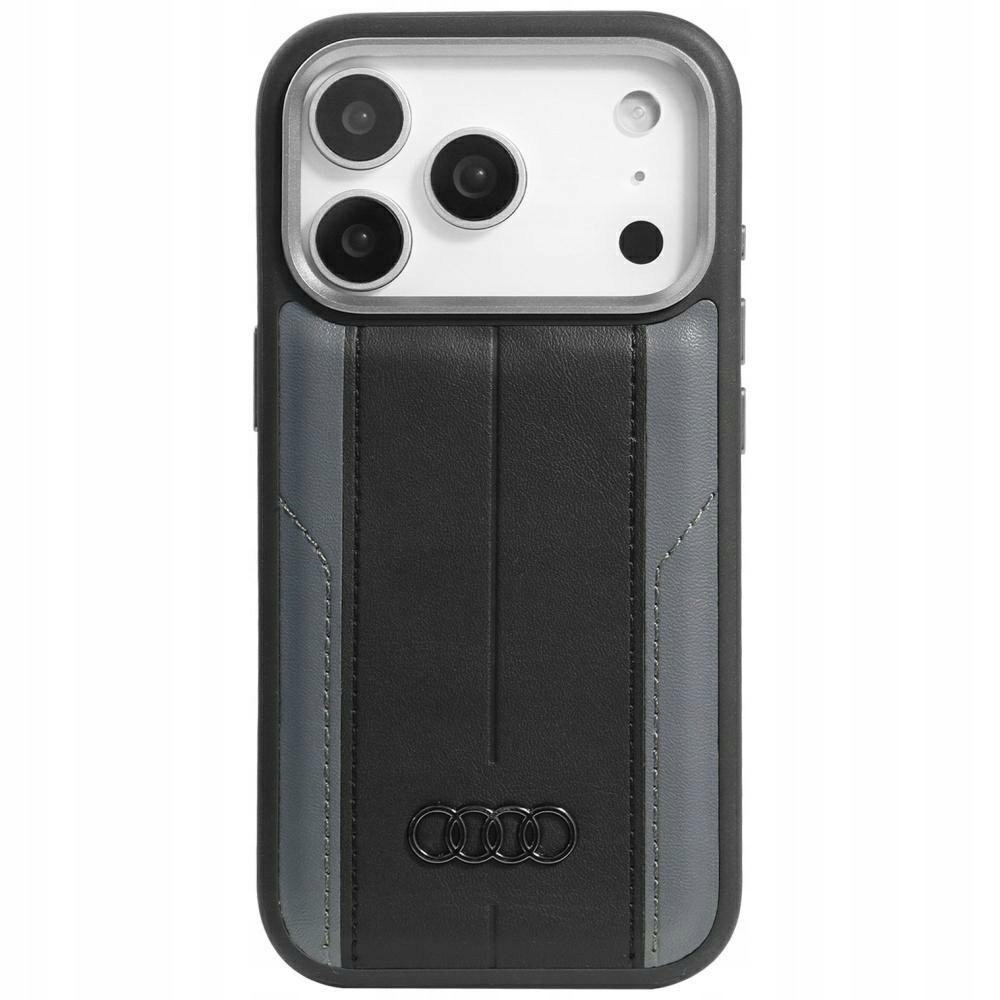 Pouzdro Audi A6 Synthetic Leather MagSafe pro iPhone 17 Pro, černé