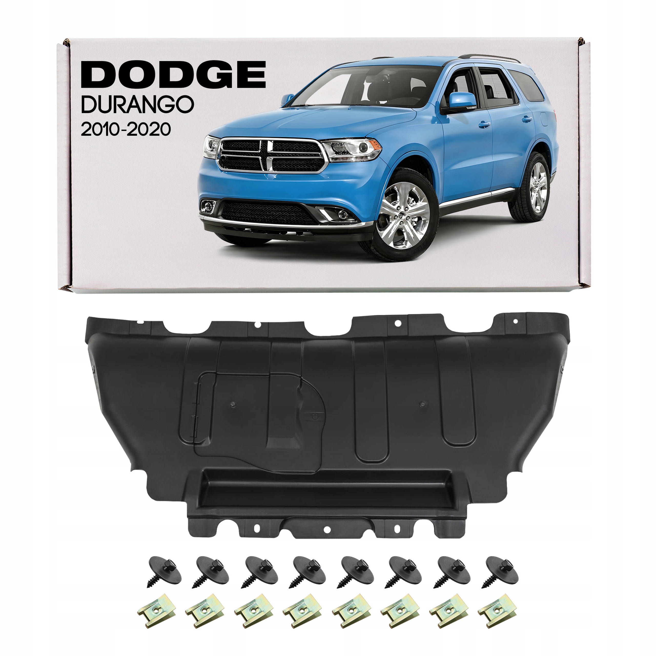 Dodge Durango III 10-20 Spodní Díl Předního Nárazníku 68091772AA Šrouby