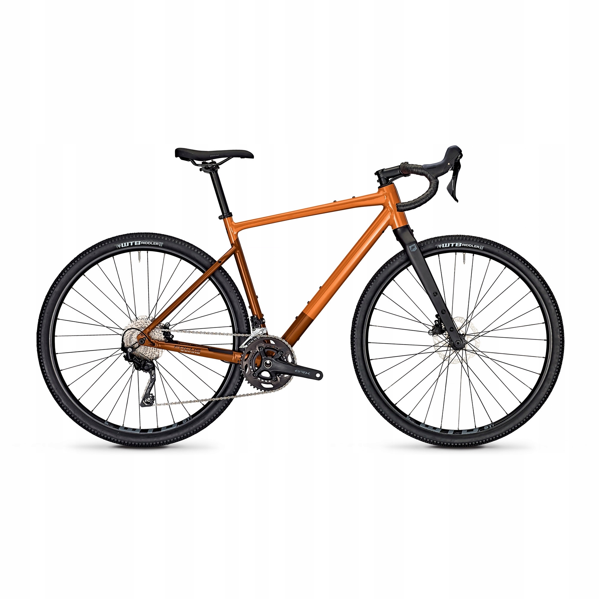 Rower gravel Focus Atlas 6.7, rozmiar L, Shimano Grx 2x, kolor rust orange