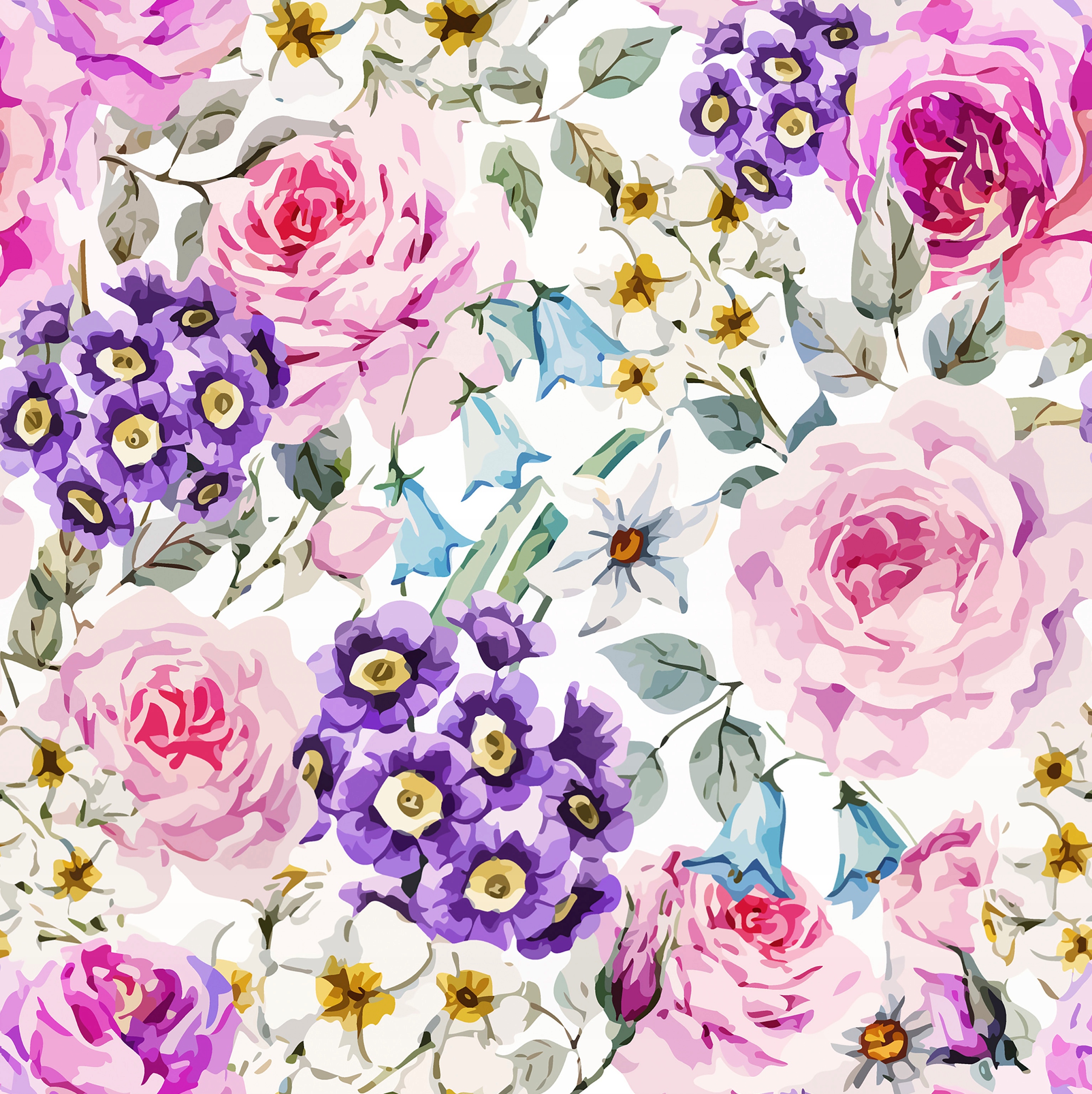 Pletený digitální tisk Teplákovka Bambusový 260g/m2