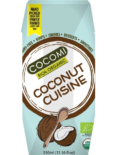 Levně 4x Cocomi kokosový nápoj bez guarové gumy Bio 330 ml