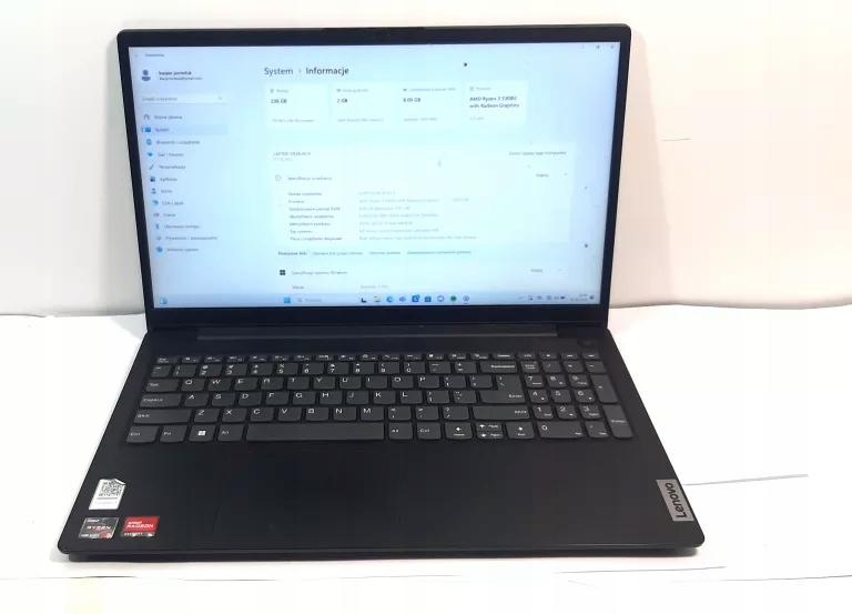 Windowsノート本体 LENOVO V15 G2 ALC Ryzen 3 5300U 12G 512G Lenovo V15 G2 ALC 5300U Notebook 39.6 cm (15.6